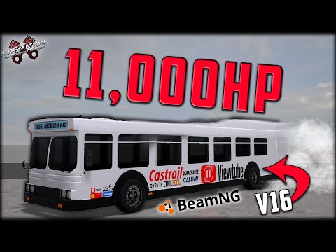 I Built The Highest HP Car Ever!!Automation - BeamNG