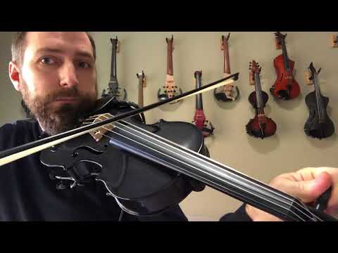 Glasser Acoustic Electric Violin at Electric Violin Lutherie