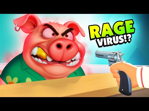 Spreading the RAGE Virus In My VR Restaurant! - Cooking Clash VR