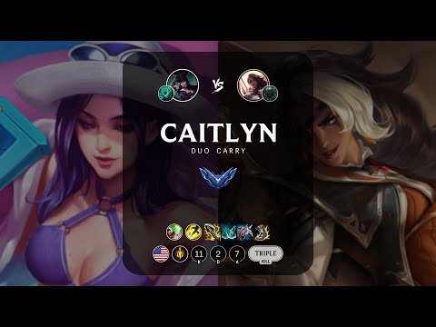Caitlyn ADC vs Samira - NA Diamond Patch 13.14