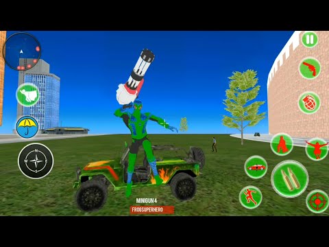 Flying Spider Frog Rope Superhero City Missions | Frog Spider - Android GamePlay