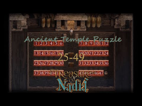 Treasure of Nadia Ancient Temple Puzzle | 25 to 49 & Evie's profile |