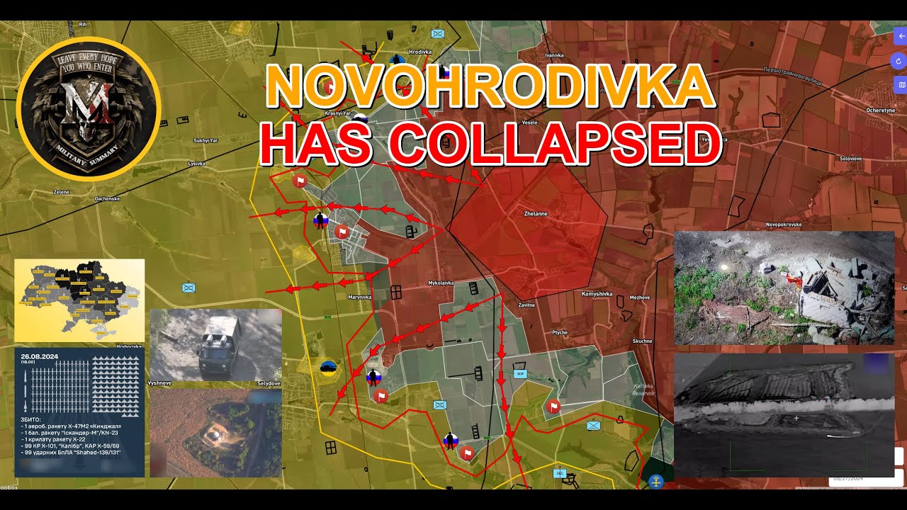 Another Missile Strike💥 Ukrainian soldiers Ask For Help⚔️ Pokrovsk Soon🔥 Military Summary 2024.08.27