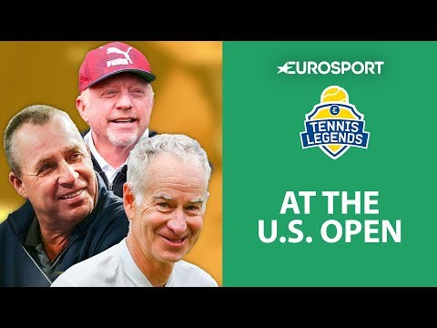 Lendl, Becker, McEnroe, & Wilander ALL at the US Open! | Tennis Legends Podcast | Eurosport