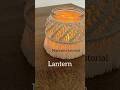 Macrame tutorial Lantern * Jar * Candle holder * Windlicht #macramelantern #macramecandleholder