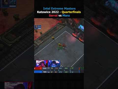 Locus Harassment Serral vs Maru IEM Katowice 2022 #shorts #starcraft2 #starcraft