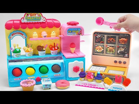 Ultimate Toys Collection ASMR, Satisfying Unboxing Sweet Ice Cream Shop PlaySet | Review Toys