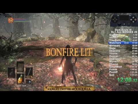 Dark Souls 3 Former World Record: SL1 Speedrun All Boss/DLC (1:29:03)