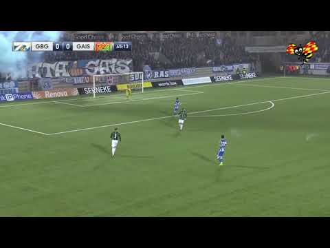 Ifk - Gais avbruten pågrund av pyroteknik, raketer och smällare mot gais målvakt!