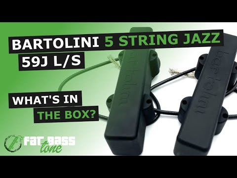 Bartolini 59J1 5 String Hum Cancelling Original Series Jazz Bass® Pickup Set image 6