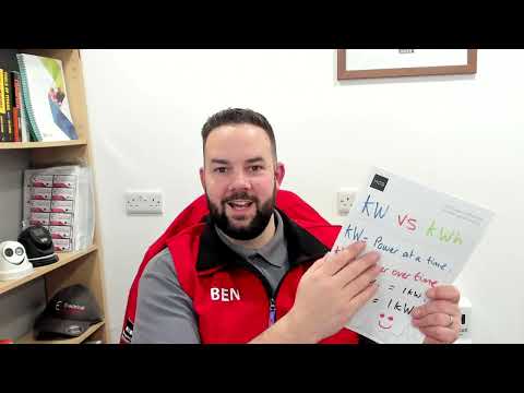 What's the difference between KW and KWH in a Solar Panel installation