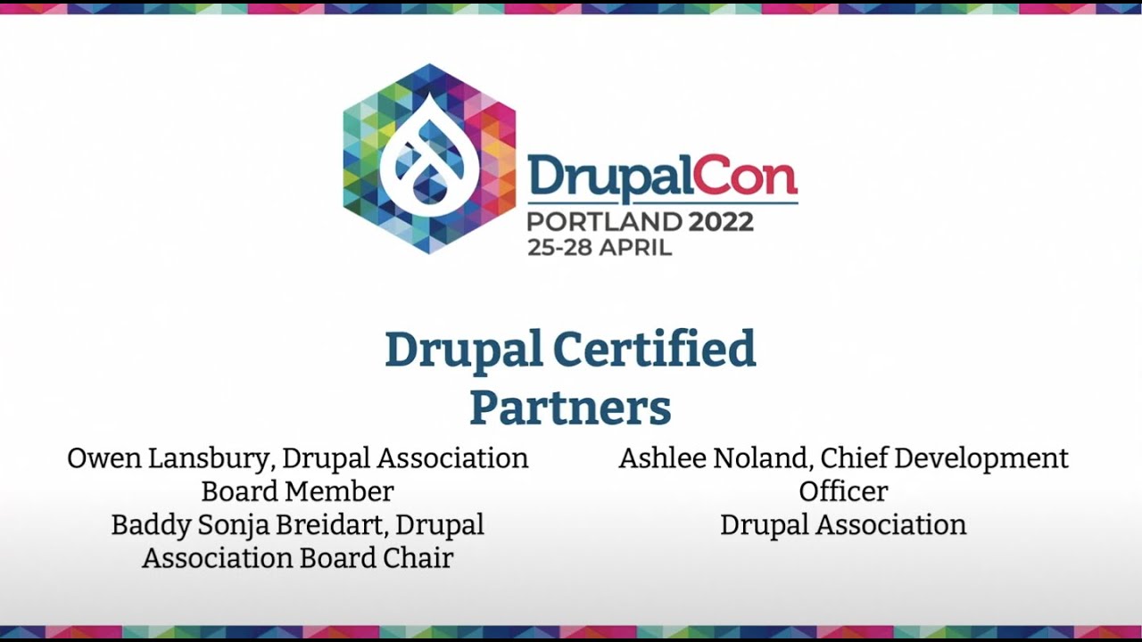 Drupal Certified Partners: DrupalCon Portland 2022