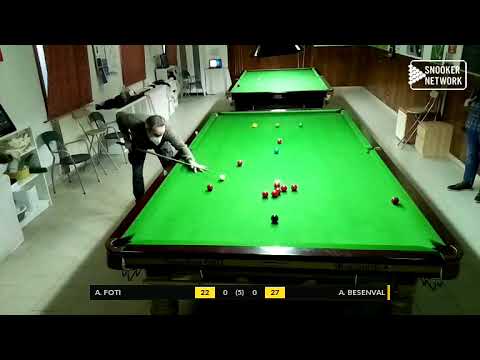 TUSCANY SNOOKER ACADEMY - REG. FIBIS TOSCANA CAT. B 2020/21 - A. FOTI vs A. BESENVAL