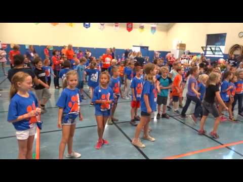 Part 1: 2016 Mahomet Seymour Sangamon Elementary 2nd Grade Dawg Walk Dance Party