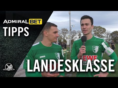ADMIRAL-Tipps mit C. Lohmeier und L. Geigenmüller (beide SV Lipsia 93) - 9.Spieltag Landesklasse