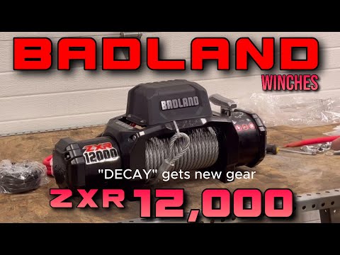 Badland ZXR 12,000 LB winch.
