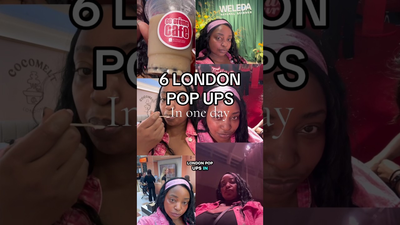 6 London Pop Ups in 1 day!😅
