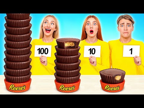 100 Layers of Chocolate Challenge | Funny Food Challenges by Multi DO