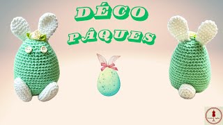 🐰🐣🌺Un oeuf ? OUI !! Mais aussi un LAPIN en crochet !! EASTER BUNNY