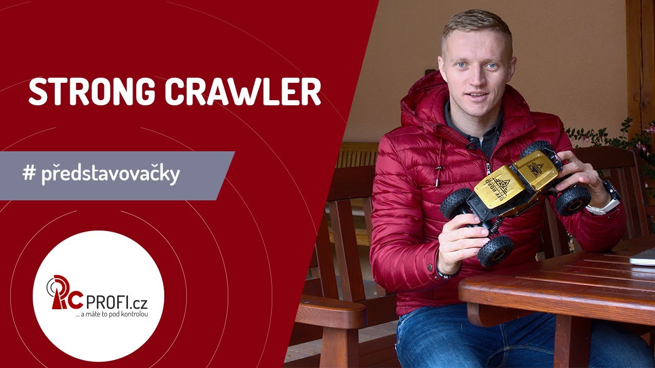 RC auto Strong Crawler, stříbrná