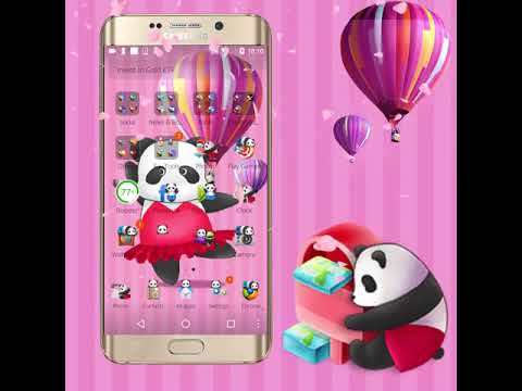 China Pink Panda Dancing Cute Theme Video