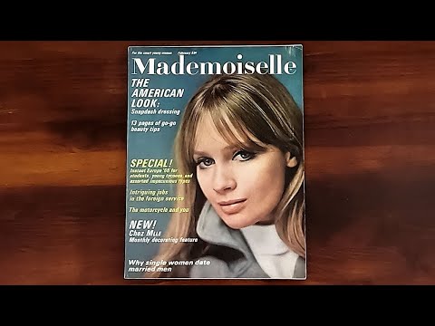 1966 February ASMR Magazine Flip Through: Mademoiselle Student Guide to Europe