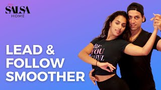 Learn Salsa | Smoother lead &amp; follow - Rule of 50/50 | Part 2