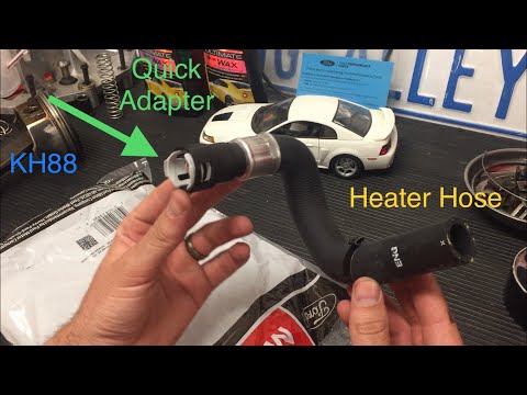 Heater Core Hose replacement KH88 Ford Mustang GT Cobra V6 and other cars