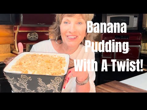 Banana Pudding With A Twist! Homemade Pudding Make Ahead Dessert @ourforeverfarm