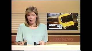 TV news reports about British Rail APT in August 1984