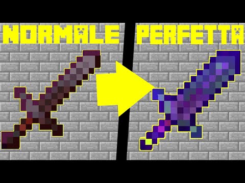 SPADA IN NETHERITE PERFETTA su MINECRAFT ITA 1.16 #13