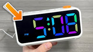 PERSUPER RGB Digital Alarm Clock - User Review