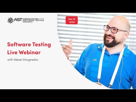 Webinar: Software Testing with Alexei Vinogradov