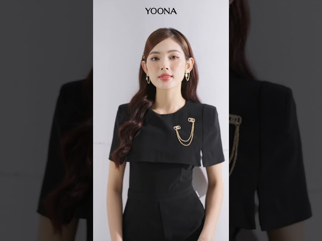 NH17S148- Bộ jumpsuit crep sạn hàn