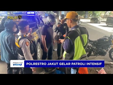 PATROLI INTENSIF DI SEPANJANG JALAN YOS SUDARSO POLRESTRO JAKARTA UTARA