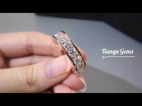 Luxury Custom Jewelry Making | Moissanite Diamond Wedding Ring Band | Gold Ring For Men Women