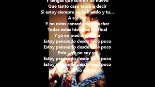 Ci sto pensando da un pó (Estoy pensando desde hace poco)  Negramaro  Lyrics Español