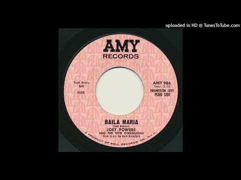 1967 PA GARAGE POP Joey Powers "Baila Maria" New Dimensions PENNSYLVANIA psych