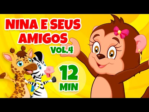 Nina e seus Amigos Vol. 4 - Giramille 12 min | Desenho Animado Musical