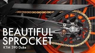 This sprocket is beautiful | KTM 390 Duke