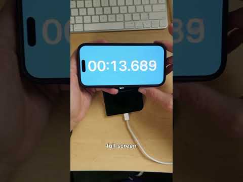 Apple's Timer Doesn't Rotate. So I Made this Full Screen Timer thumbnail