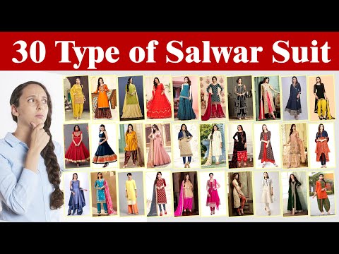 30 TYPES OF SALWAR SUIT WITH PICTURES AND NAME | Name of Salwar Kameez @Fashion NEXT