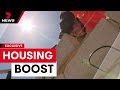 Federal government incentives to increase housing supply as construction craters | 7 News Australia