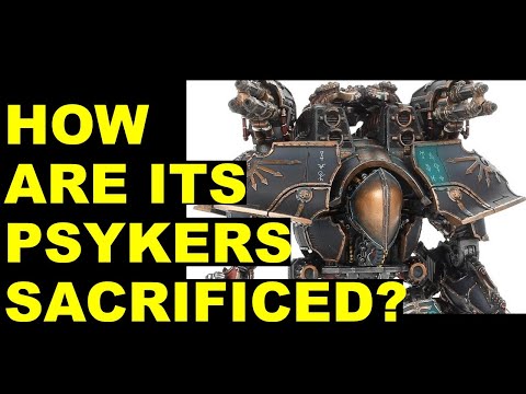 The Psi-Titan FIGHTS Daemons In The Webway 40k Lore Warhammer 40000K Lore