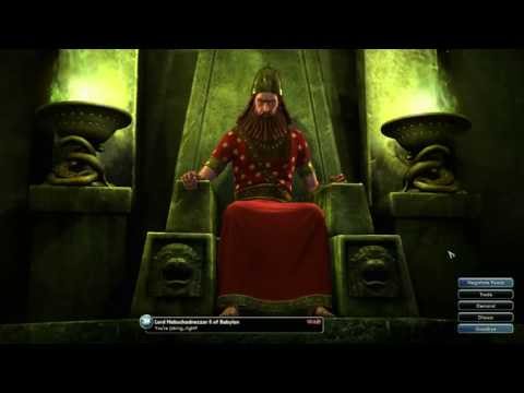 Civilization V Leader | Nebuchadnezzar II of Babylon