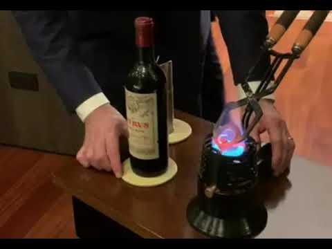 How to Open a 1961 Château Pétrus Wine Bottle