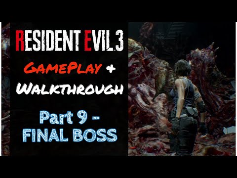 Resident Evil 3 Remake - Gameplay & Walkthrough Part 9 - Final Boss