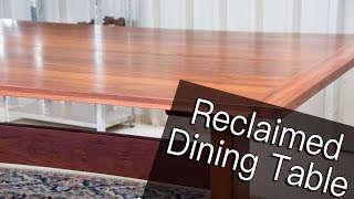 Building a Jarrah Dining Table From Reclaimed Floor Boards