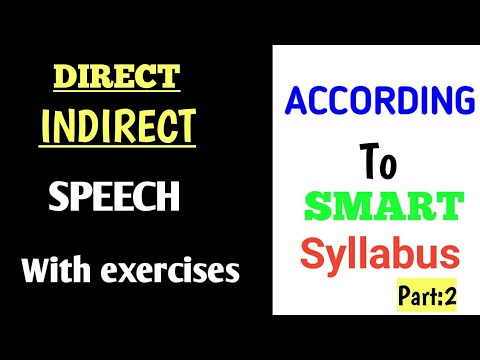 10th Class English ,Lec 2, Direct & Indirect Narration - Assertive Sentences - Matric Class English