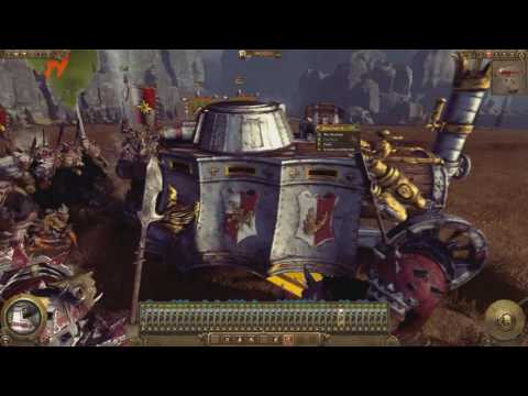 Major Gosnell Total WarHammer Large Battle 40 Empire Steam Tanks V 6000 Greenskins